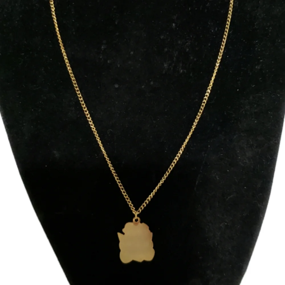 NEW Vintage Girl's Bear Necklace Gold Plated